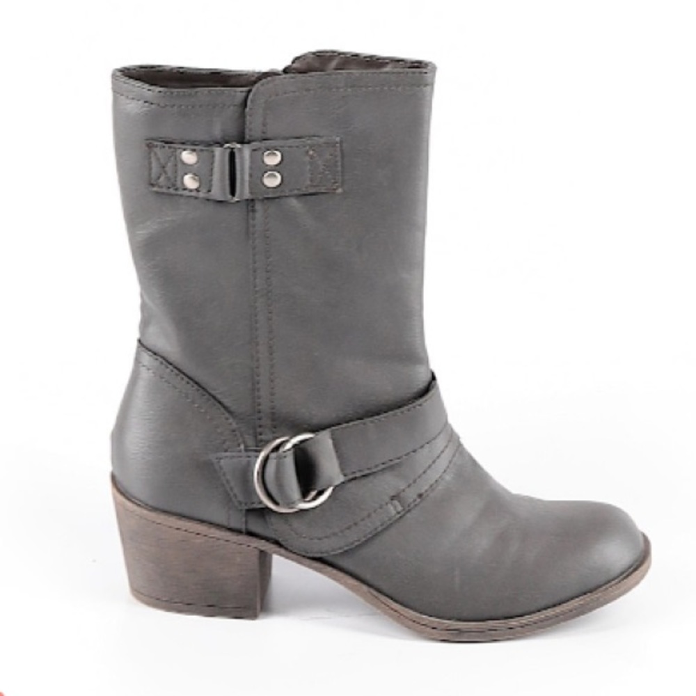 Rampage Tadeo Mid Calf Boots Grey  size 8
